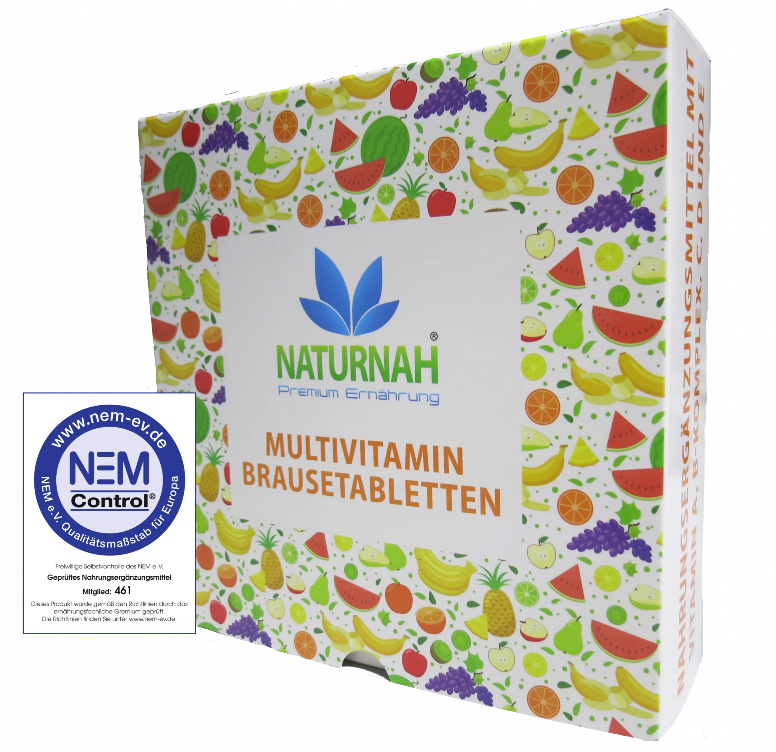 Multivitamin Brausetabletten von NATURNAH® - Premium Ernährung eine Marke der 2N-Naturprodukte GmbH